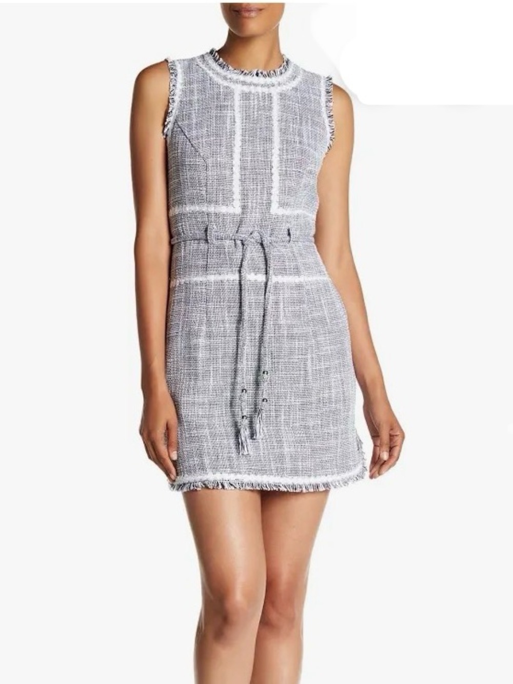 Laundry by Shelli Segal Midnight Tweed Shift Dress